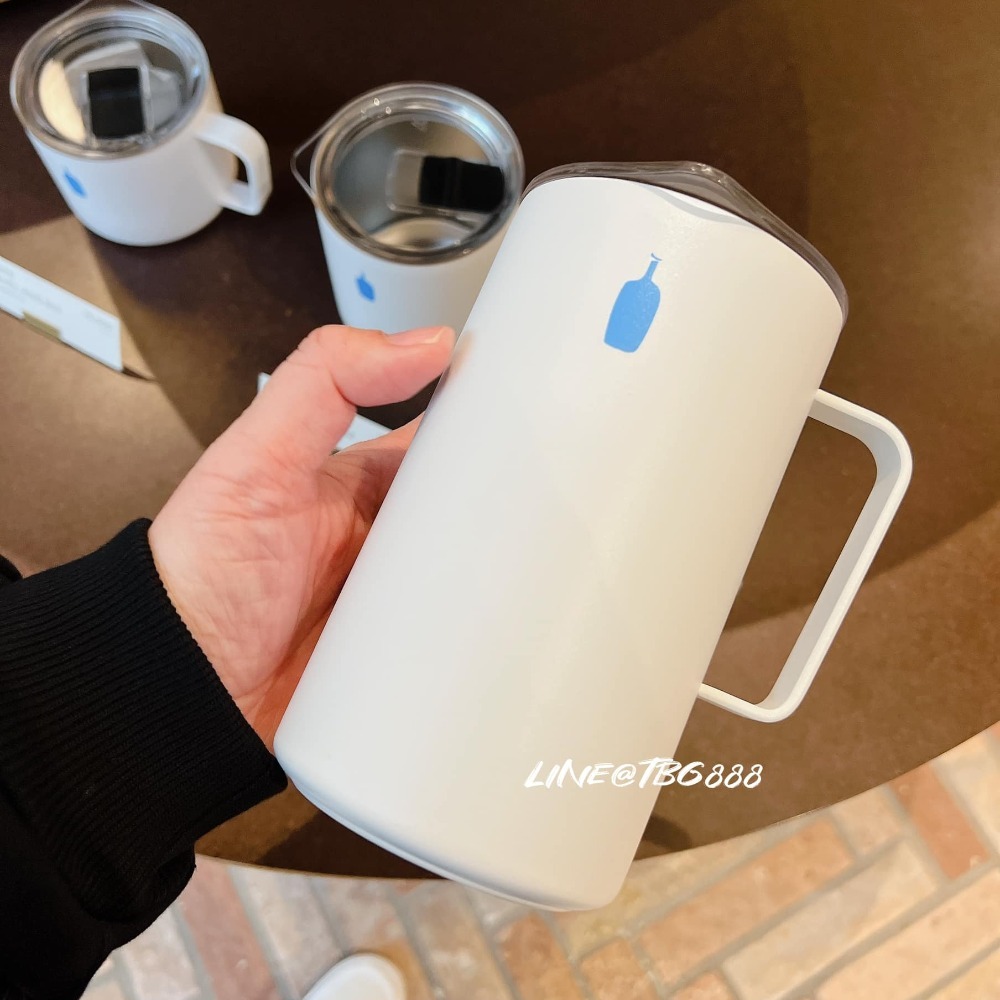 現貨 Blue bottle 雙層真空保溫 手把 隨行杯 藍瓶咖啡 最大容量-細節圖2