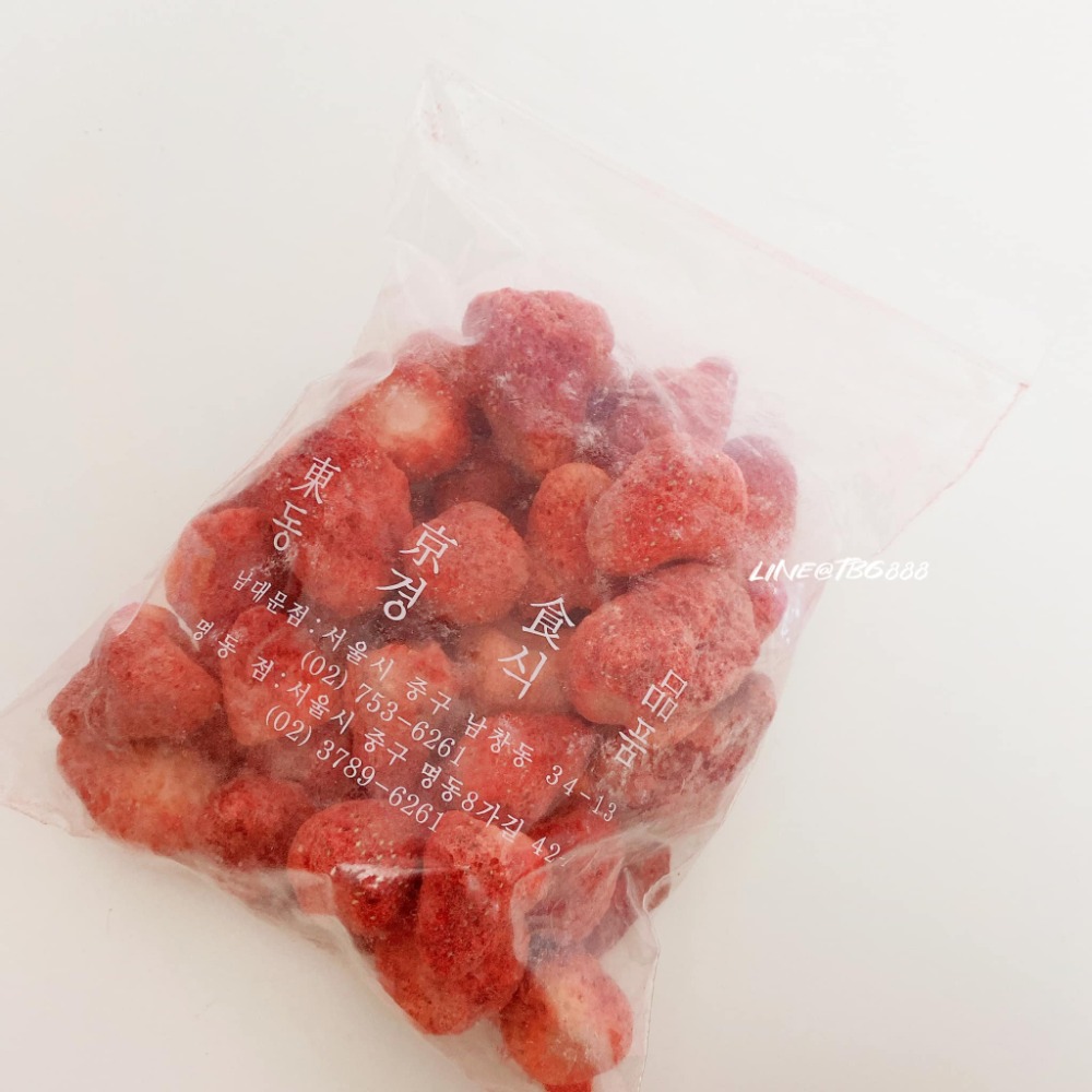 韓國 巨無霸 貨真價實 整顆風乾 草莓乾-細節圖5