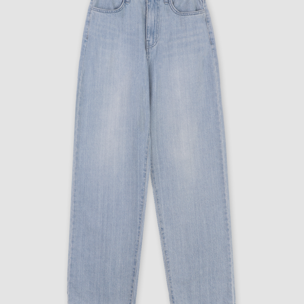 🇰🇷 韓國 Slowa￼nd 輕薄舒適的 夏日空氣牛仔褲 淺藍 輕薄 修身 牛仔褲-細節圖10