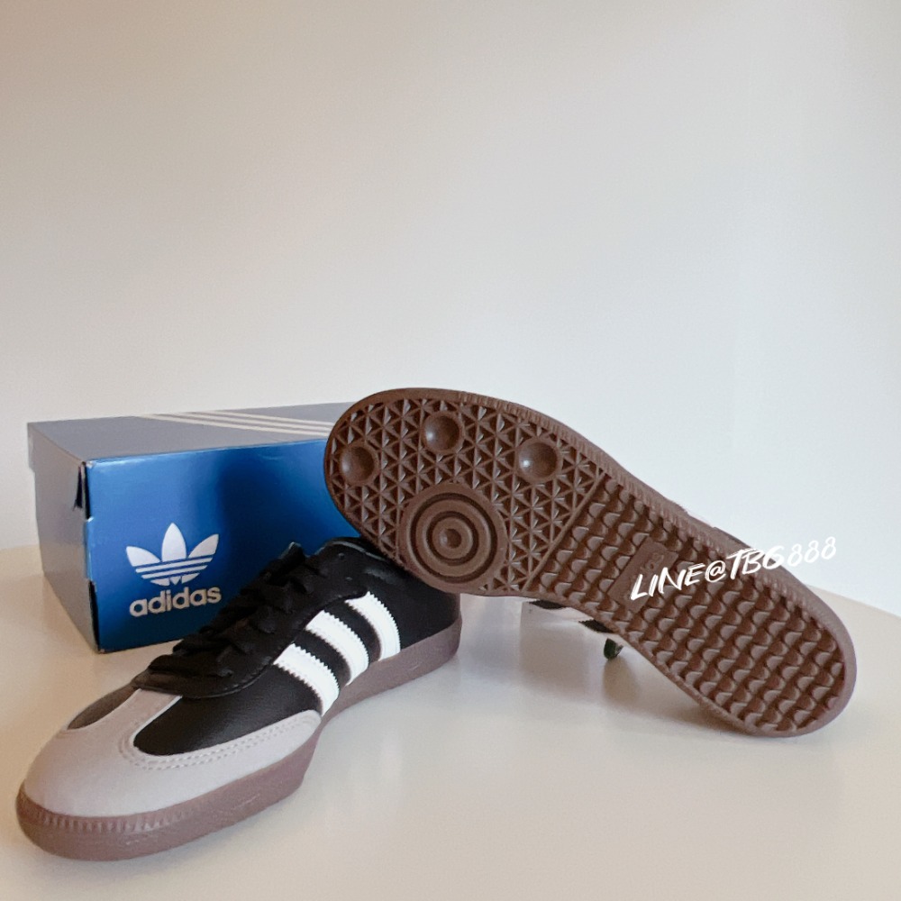 美國購入Adidas Samba Vegan 黑灰配色保證真品24cm - tbg888