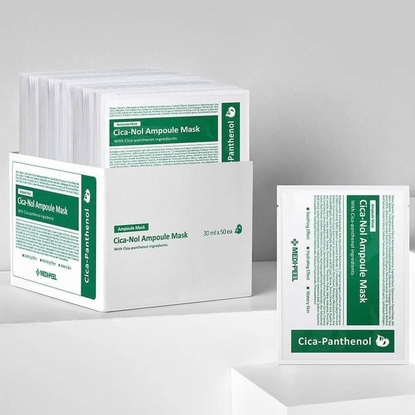 韓國MEDI-PEEL ☘️ 積雪草 安瓶精華面膜 #改善泛紅 #粉刺 #去痘-細節圖2