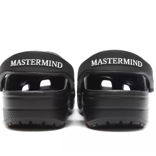 🇯🇵 日本 限量聯名 Mastermind × Crocs Classic Clog 全黑賣場-細節圖8