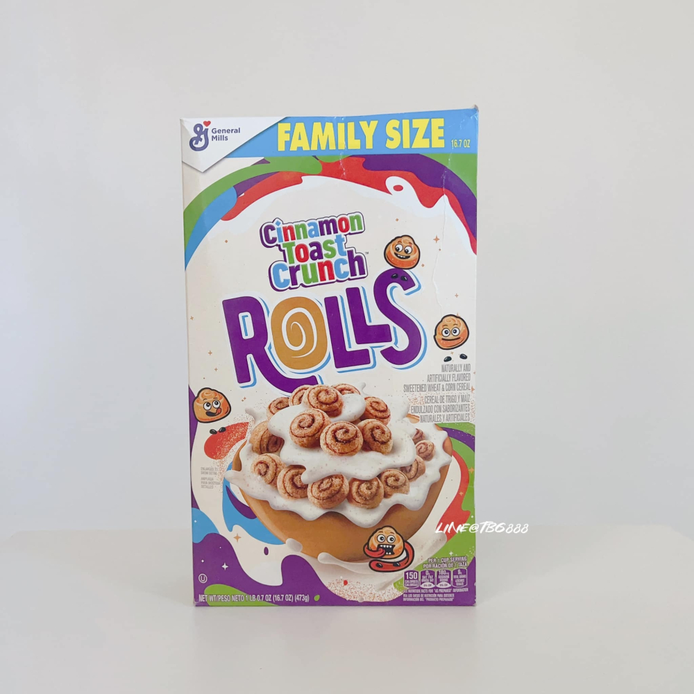 🇺🇸 美國 Cinnamon Toast Crunch Rolls又來😋 早餐麥片 點心 #473g-細節圖8