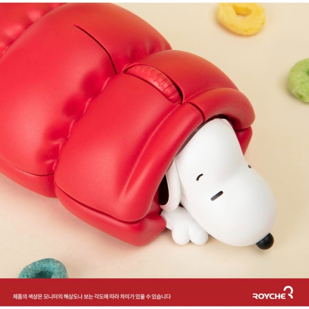韓國智能品牌Royche 推出的正版聯名Minions #小小兵 #史奴比藍牙無線滑鼠-細節圖8