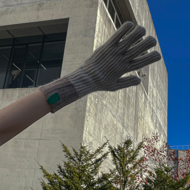 🇰🇷韓國同步上新 looknone 雙色手指孔手套-細節圖5