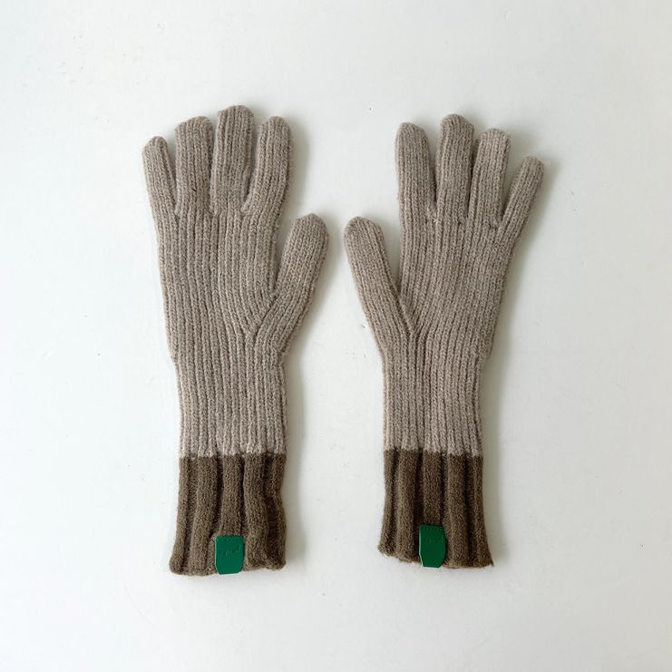 🇰🇷韓國同步上新 looknone 雙色手指孔手套-細節圖10