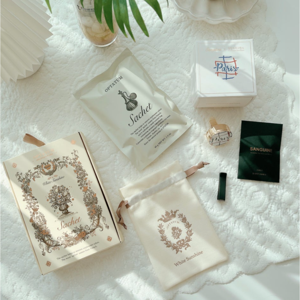 🔥 BTS V 金泰亨也使用的 韓國optatum 香氛包 禮盒 #車內香氛 #室內香氛 大容量40g-細節圖2