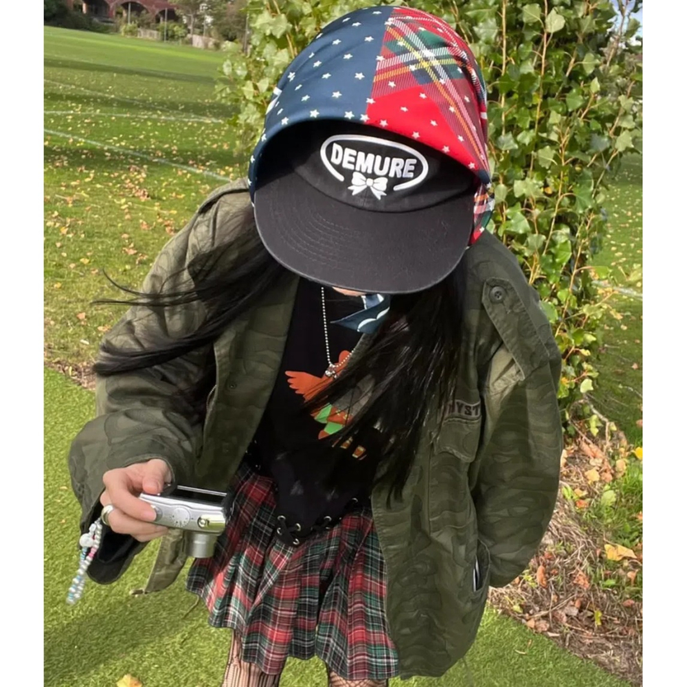 🇰🇷 韓國IVE REI 著用SOIF drink 豹紋蝴蝶結絲巾-細節圖5