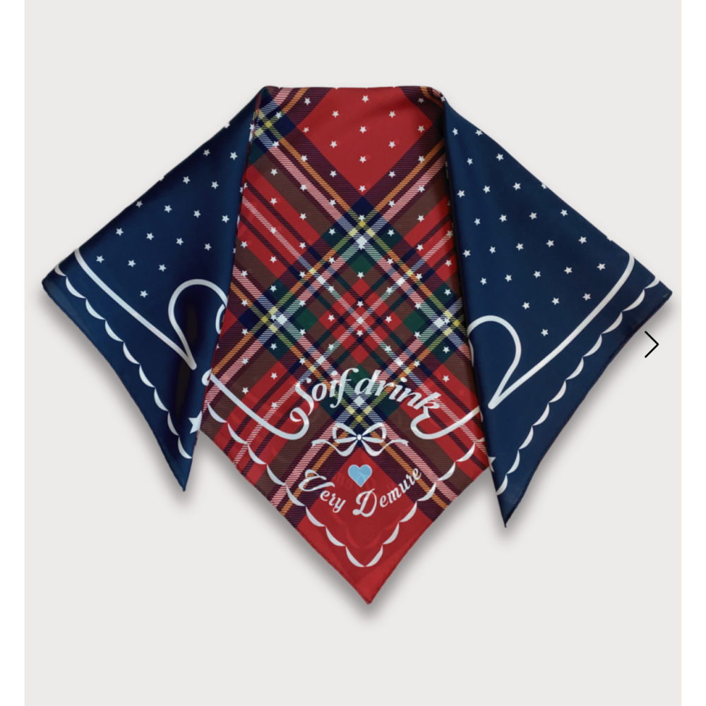 🇰🇷 韓國IVE REI 著用SOIF drink 豹紋蝴蝶結絲巾-細節圖9