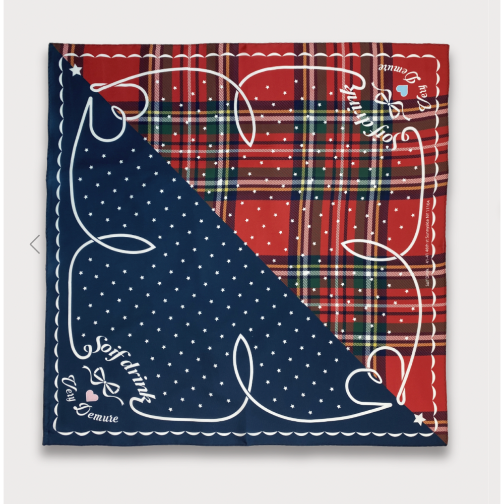 🇰🇷 韓國IVE REI 著用SOIF drink 豹紋蝴蝶結絲巾-細節圖11