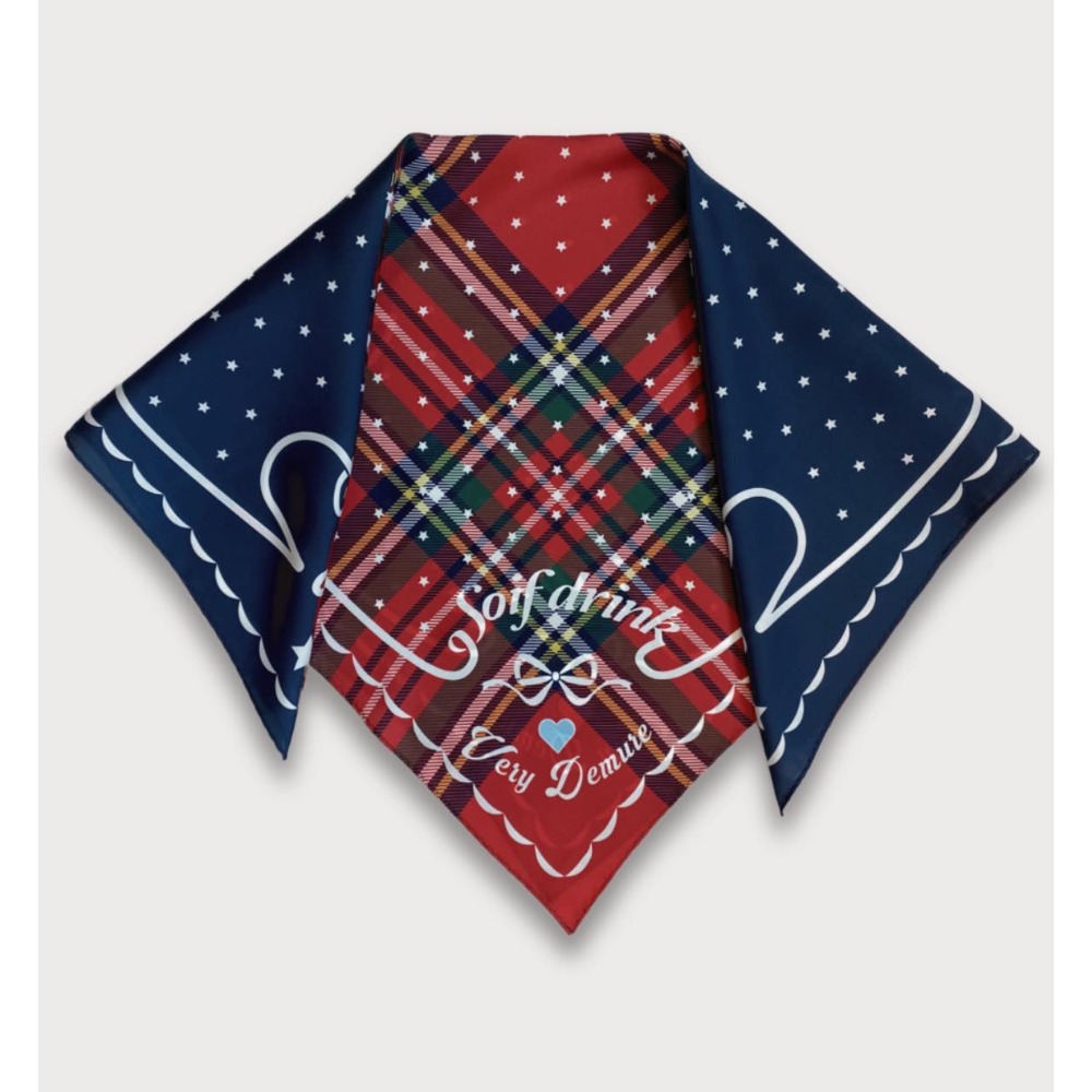 🇰🇷 韓國ive 的 rei 著用soif drink 豹紋蝴蝶結 絲巾 頭巾-規格圖10