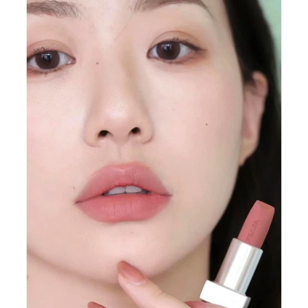 現貨 Prada Moochrome Soft Matte  柔霧唇膏 啞光 B101 銀管 素裸棕-細節圖11