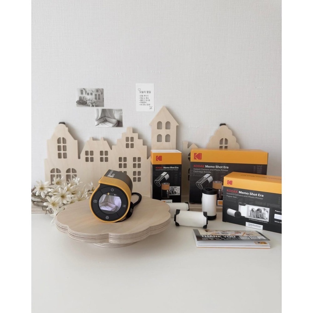 🔥 Kodak 柯達 memo shot era 即拍即印 + 標籤機 二合一 貼紙機 相片列印機 附贈10卷紙-細節圖4