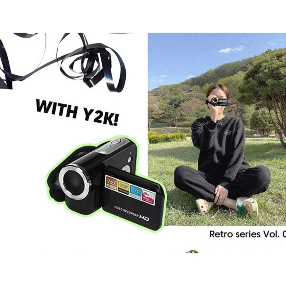 🔥 美日韓超紅的Y2K DV 復古相機 攝影機 （附贈16g記憶卡）-細節圖3