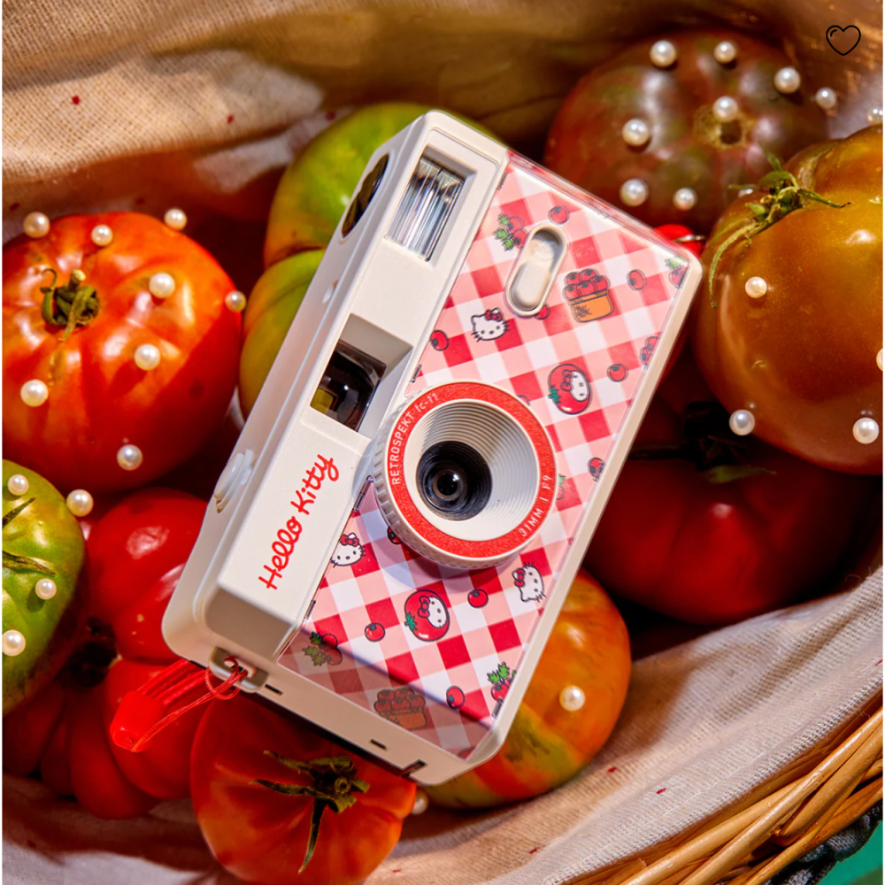 美國 Sanrio 聯名系列 KITTY Howdy PartnerKuromi 皮皮蛙 底片相機 復古相機 相機包-細節圖5