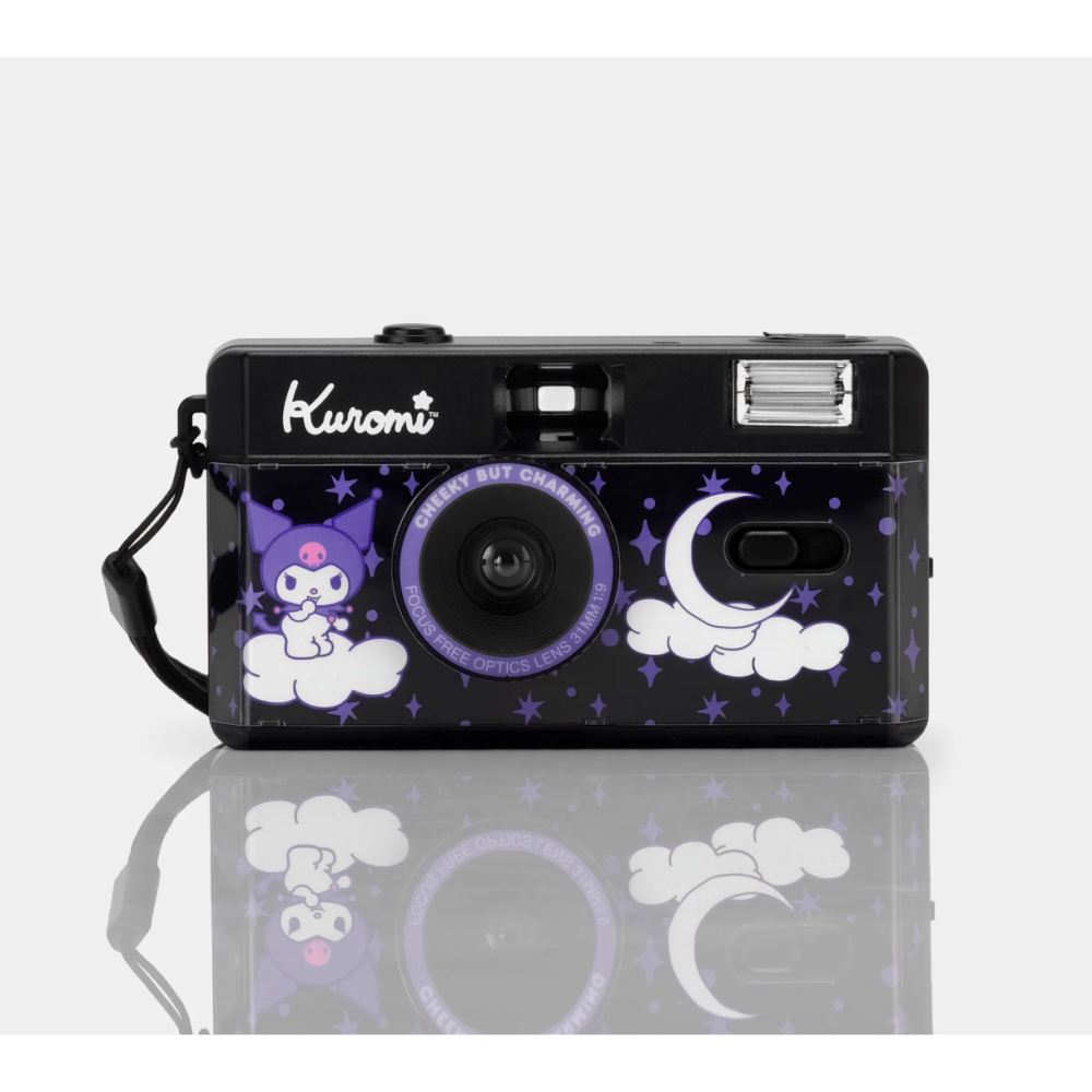 美國 Sanrio 聯名系列 KITTY Howdy PartnerKuromi 皮皮蛙 底片相機 復古相機 相機包-細節圖8