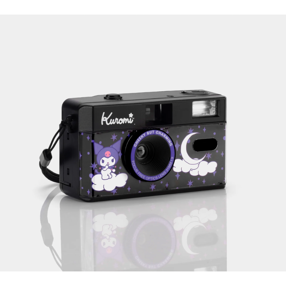 美國 Sanrio 聯名系列 KITTY Howdy PartnerKuromi 皮皮蛙 底片相機 復古相機 相機包-規格圖10