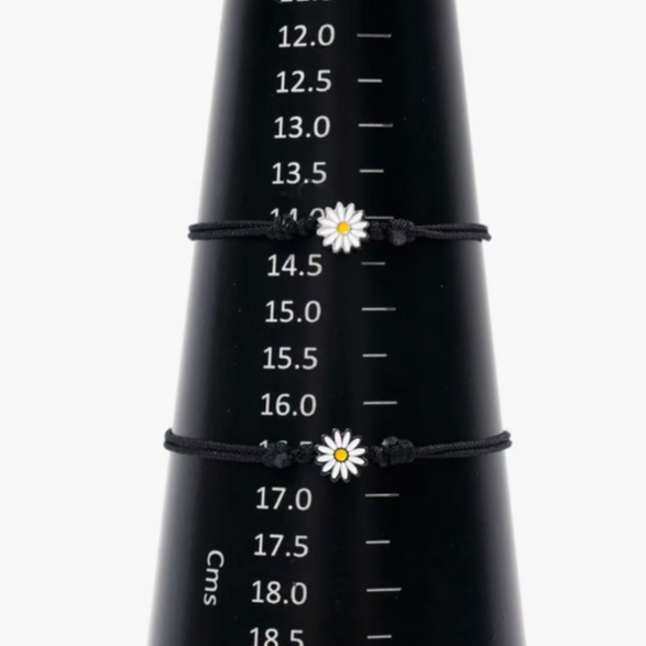 🇰🇷 韓國限定 JBANS 跟著GD瘋一波 小雛菊 手鍊 鋼鍊 & 黑繩手鏈-細節圖10