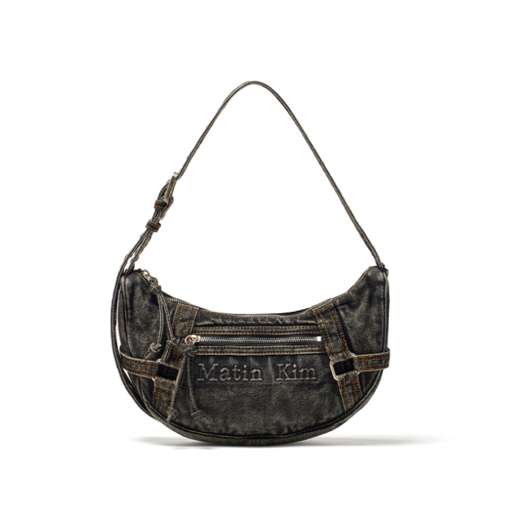 🇰🇷 韓國同步上新 Matin Kim 夏季最新款 牛仔 立體Logo 肩背包 & 半月包-規格圖11