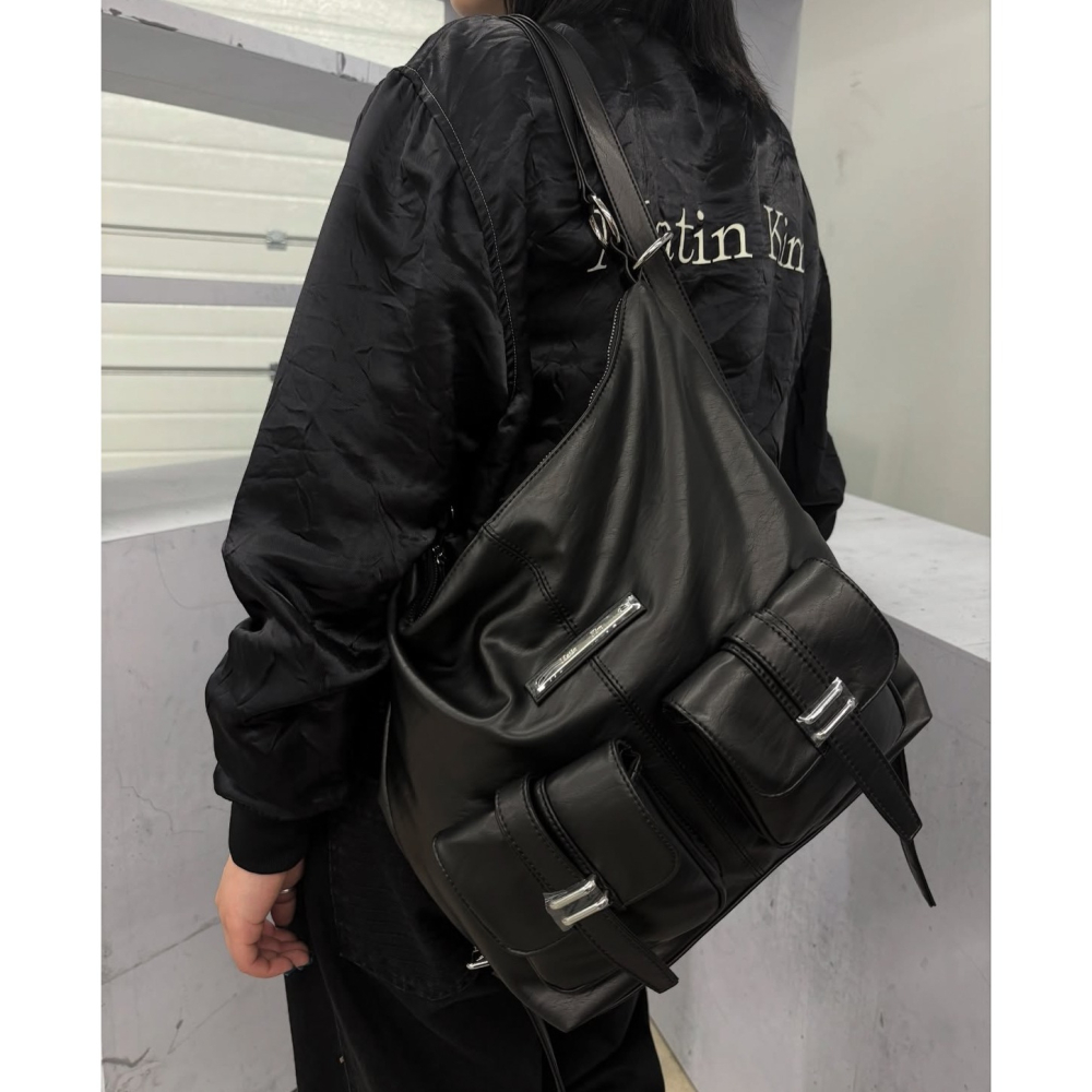 🇰🇷 韓國 Matin Kim 最新 Double Pocket 可肩背+ 後背包 Two Way Bag-細節圖5