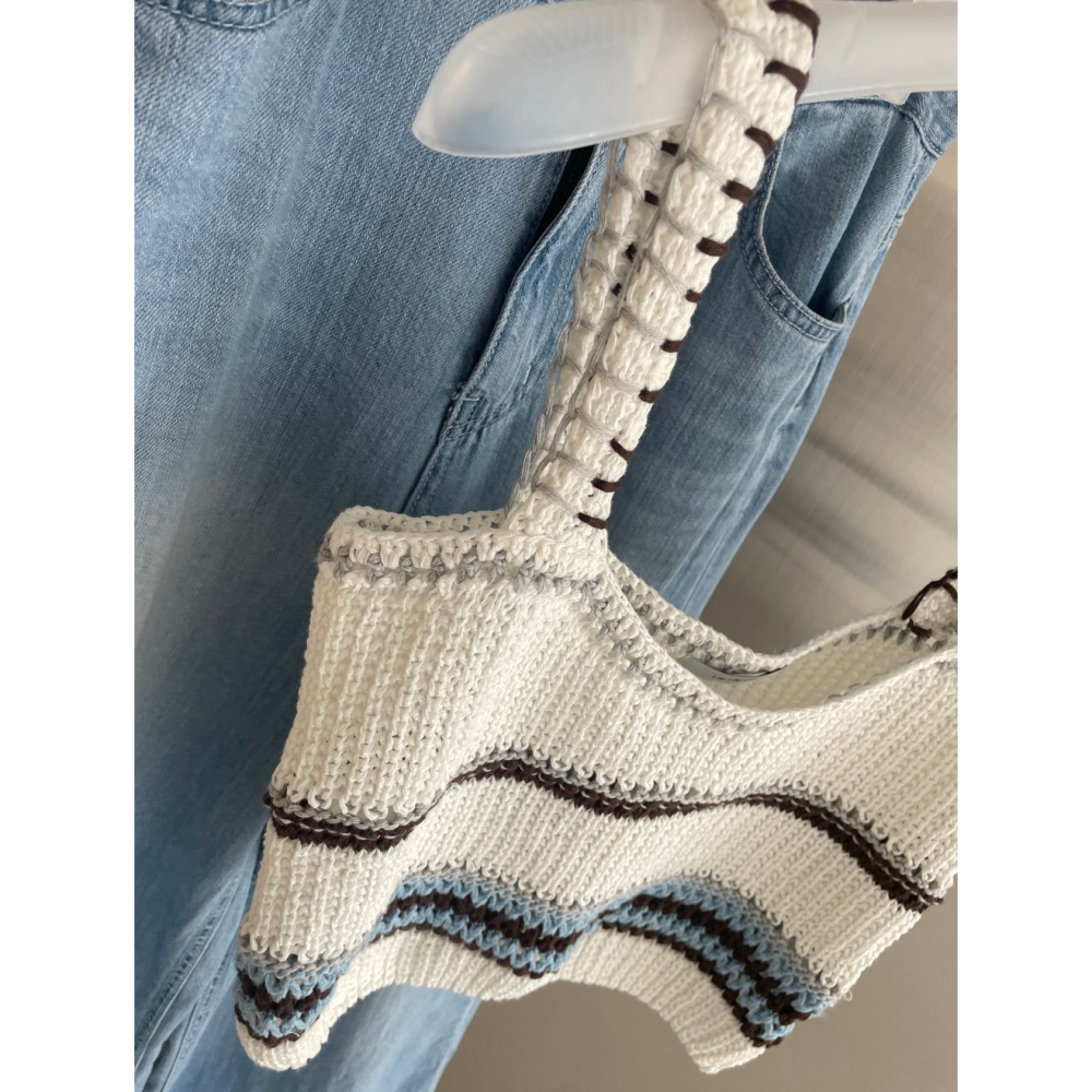 🇰🇷 韓國同步上新ＦＡＴＡＬＪ 波希米亞 針織 短版 背心-細節圖9