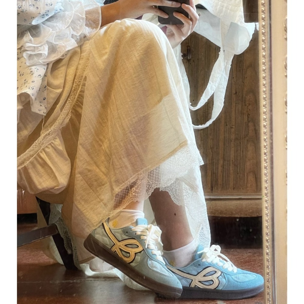 🔥 aespa Winter 同款 We Flower X HBD 聯名 德訓鞋 小花運動鞋 & 新款 法棍德訓🥖-細節圖4