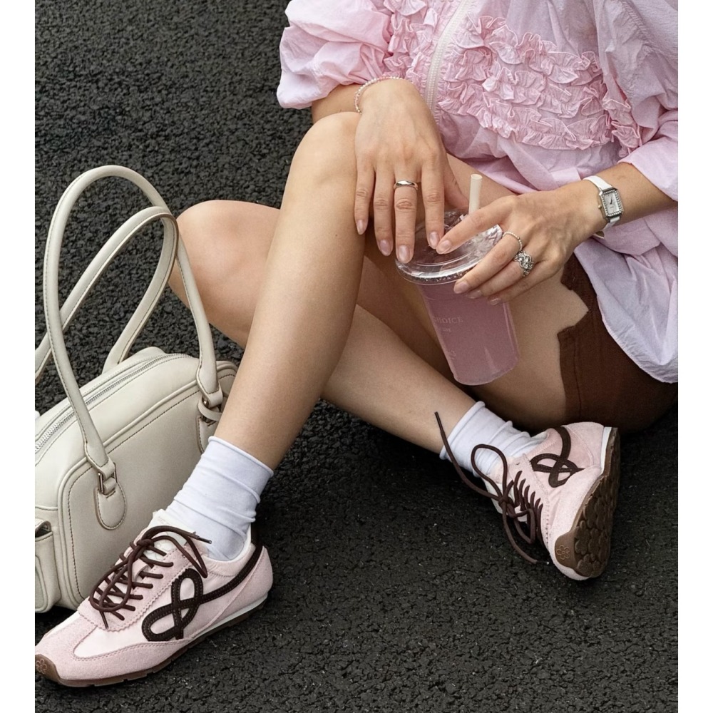 🔥 aespa Winter 同款 We Flower 新款 法棍德訓鞋 休閒鞋🥖-細節圖3