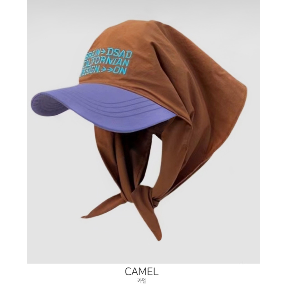 🇰🇷 韓國 Vanilla’ Mint 的 棒球帽＋頭巾二合一 跟著 GD 綁頭巾-細節圖10