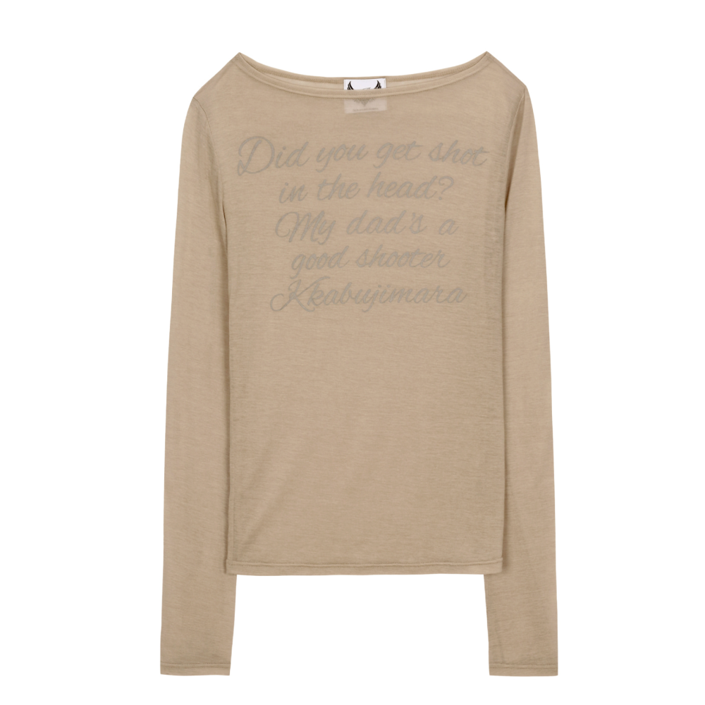 🇰🇷 韓國 Jennie 同款 gila archive 混羊毛 長Tee-細節圖10