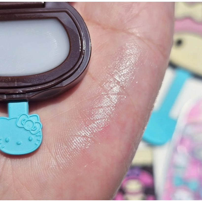 🇯🇵 日本三麗鷗家族 巧克力棒棒糖護唇膏 kitty 布丁狗 melody-細節圖9