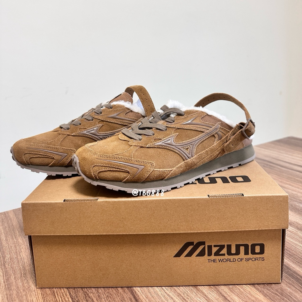 🔥🔥 MIZUNO LG 60s Slipper 美津濃 毛毛 穆勒拖鞋 有後鉤喔～-細節圖3