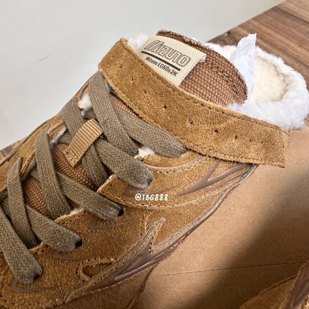 🔥🔥 MIZUNO LG 60s Slipper 美津濃 毛毛 穆勒拖鞋 有後鉤喔～-細節圖4