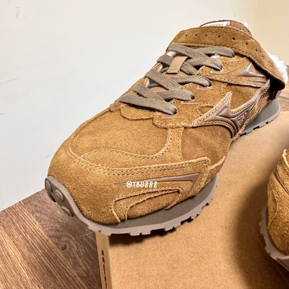 🔥🔥 MIZUNO LG 60s Slipper 美津濃 毛毛 穆勒拖鞋 有後鉤喔～-細節圖6