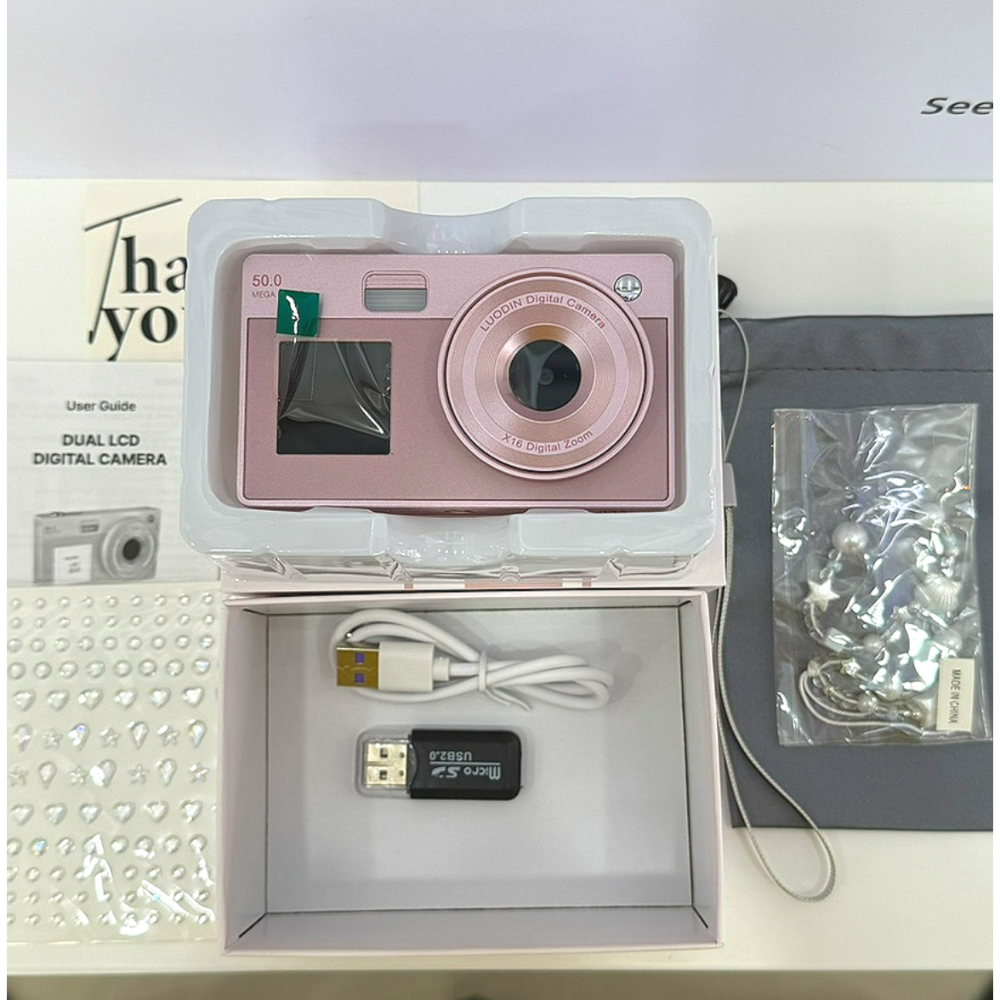🇰🇷 韓國LUODIN 雙螢幕 Y2K 自拍超推 CCD復古數位相機 附贈貼紙、記憶卡-細節圖9