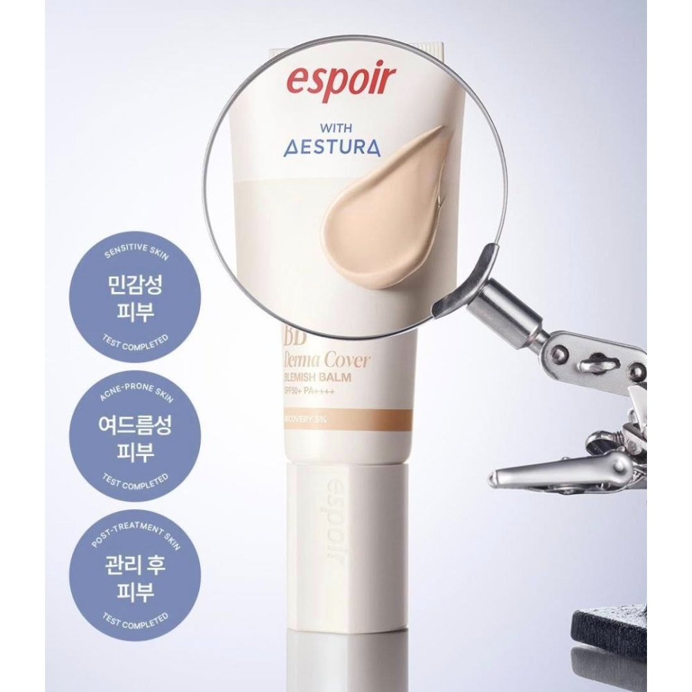 🇰🇷 韓國 Espoir X AESTURA Derma Recovery Complex 雙聯名修復BB霜 SPF-細節圖7