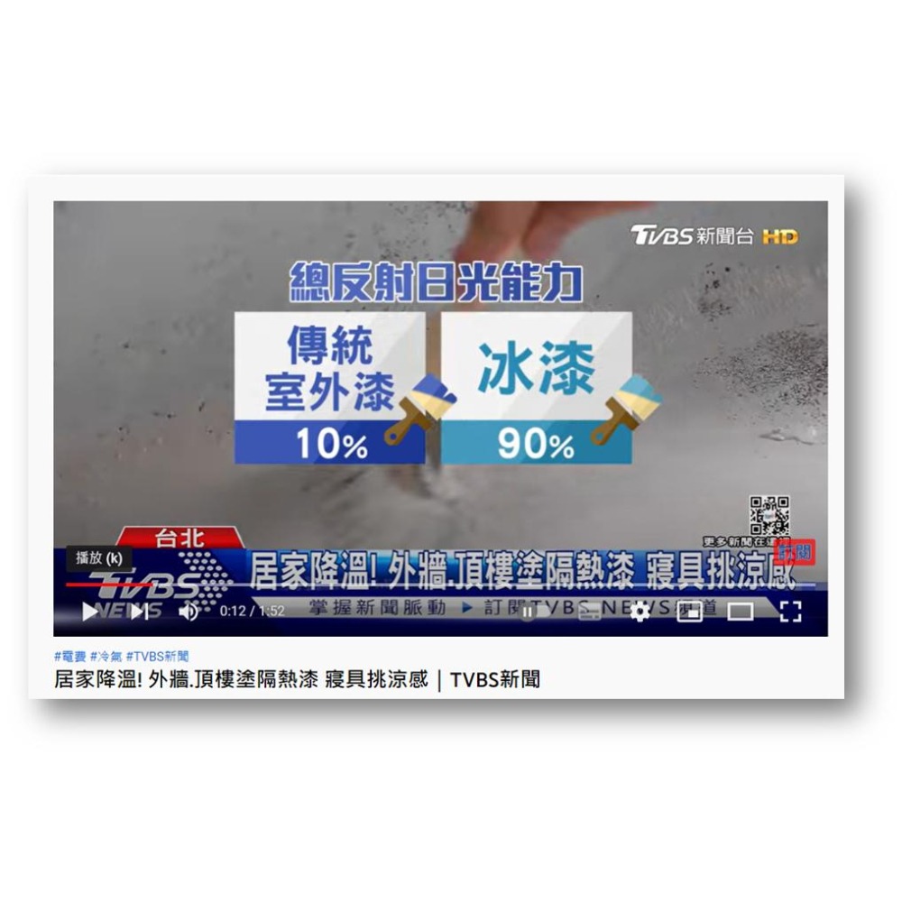 立邦 全新2代「冰漆」。水立防多功能防水底漆。總日光反射能力近90% 降溫效果佳 310%彈性係數抗裂 添加雲母粉抗uv-細節圖6