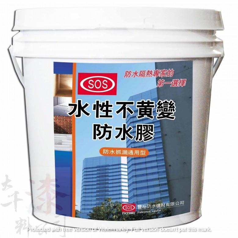 SOS 水性不黃變防水膠 透明【彰化大千漆料電腦調色中心】透明漆 金油 石材、水泥、二丁掛、磁磚面等之防水 採光罩-細節圖2