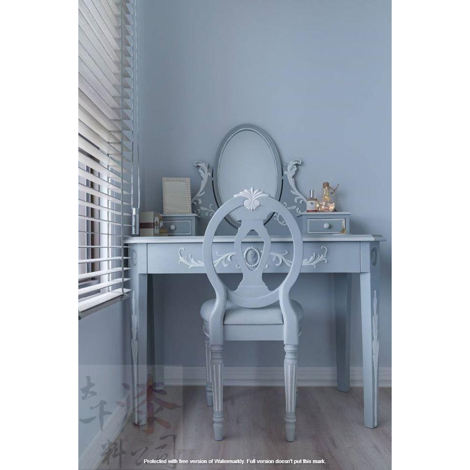 【莫蘭迪色系】-《歐式灰藍》專屬風格油漆套包。沉穩典雅 降低明度、彩度 高灰白 冷色調 歐洲風 虹牌乳膠漆。虹牌油漆-細節圖2