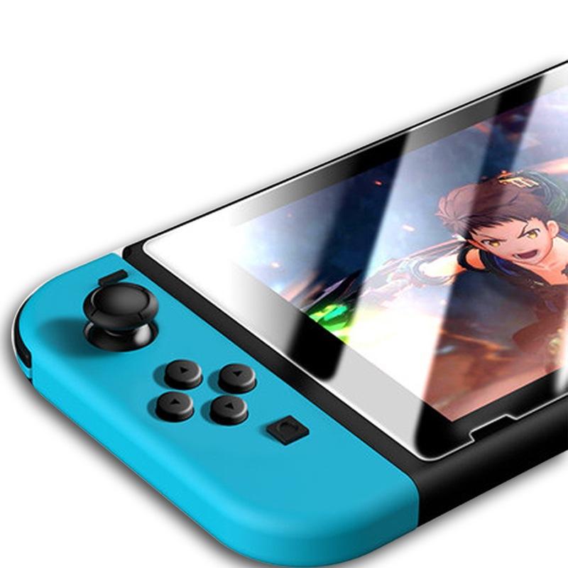 SWITCH 任天堂  OLED  9H鋼化防刮NS lite 電鍍保護貼 玻璃貼 玻璃保護貼 螢幕貼 保護膜 鋼化玻璃-細節圖9