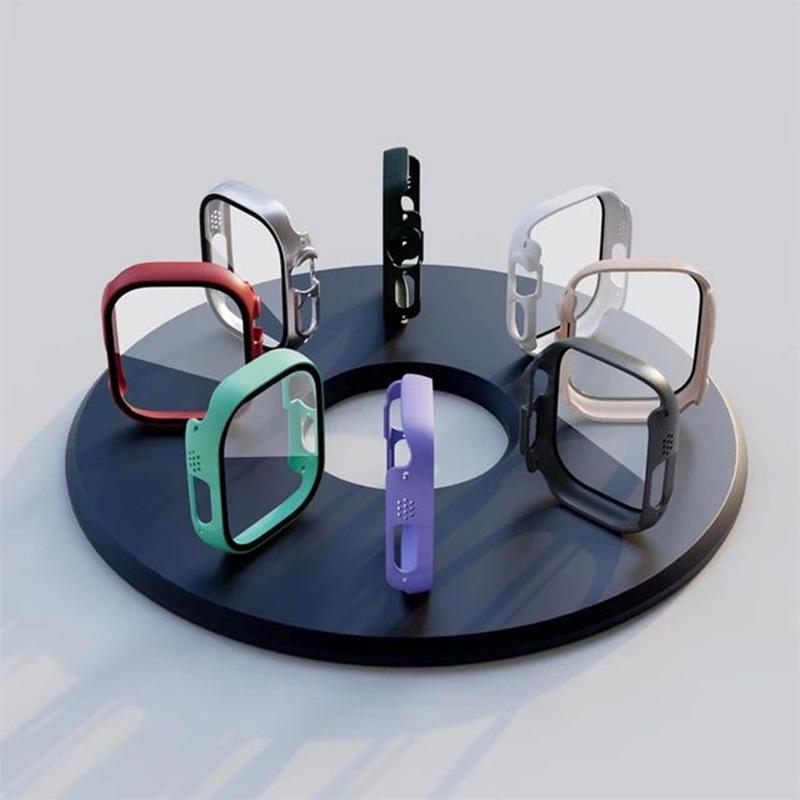 新款蘋果 Watch ultra 49mm保護殼 殼膜一體半全包保護殼防摔殼 iwatch 保護殼49mm蘋果手錶殼-細節圖2