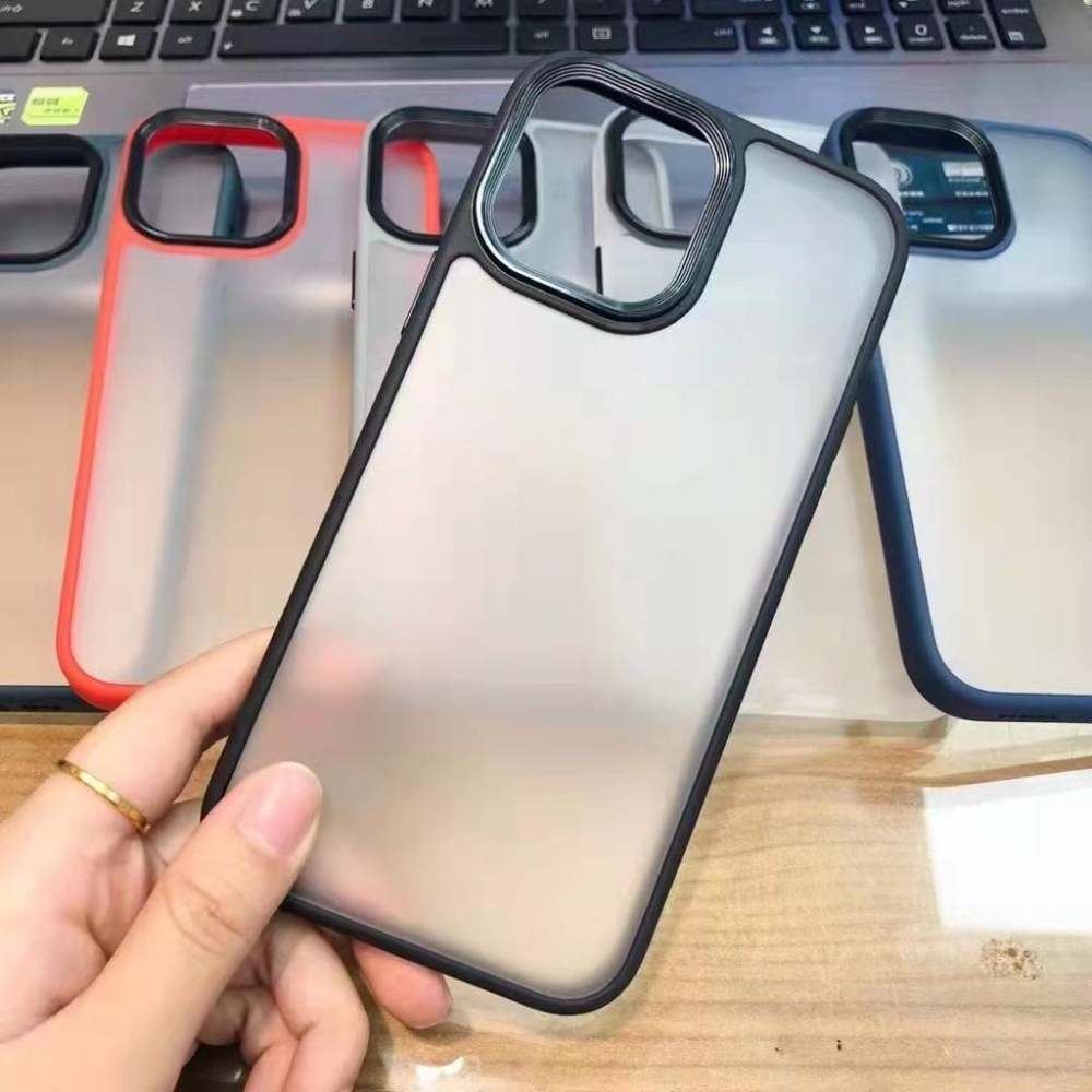 優盾新款磨砂霧防指紋手機殼 適用於iPhone 11 12 13 pro max 蘋果 13mini 13Pro 保護殼-細節圖3