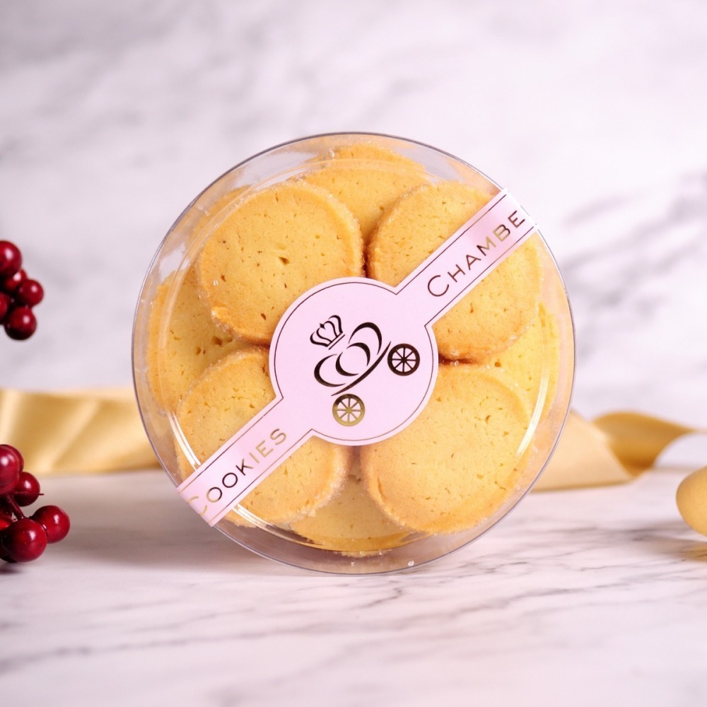 【香貝里Chambery】鑽石香草小圓餅丨奶油餅乾丨手工製作丨伴手禮-細節圖3