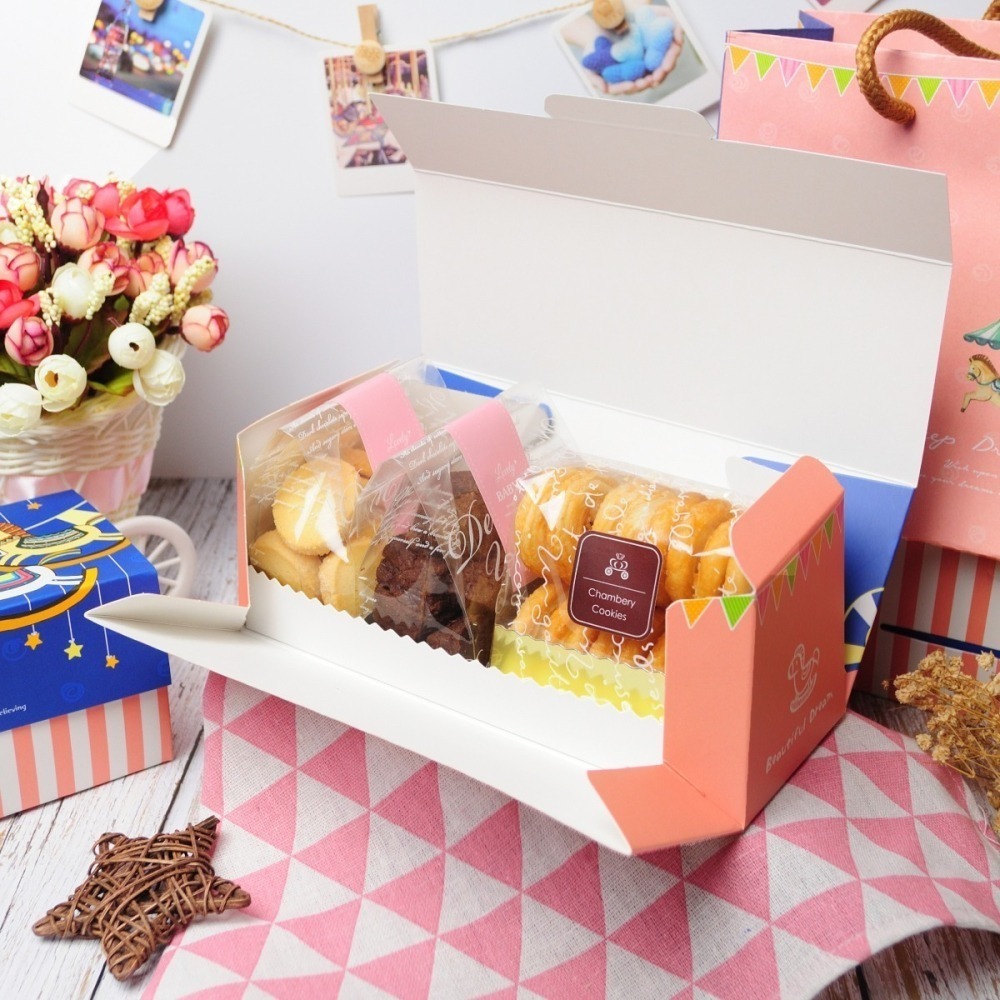 【香貝里Chambery】夢想木馬禮盒丨彌月丨附提袋丨伴手禮丨彌月小卡丨蝴蝶酥丨手工餅乾-細節圖2