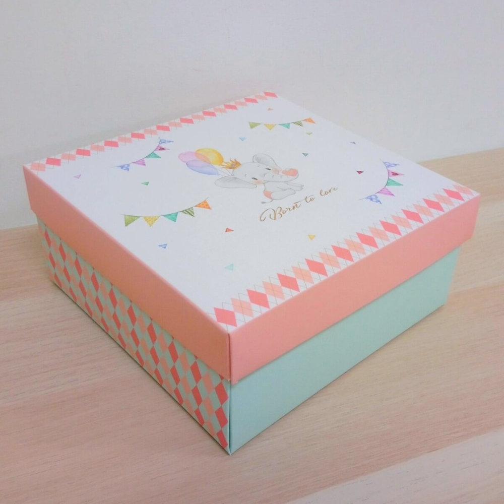 【香貝里Chambery】心心象印禮盒丨彌月丨附提袋丨伴手禮丨彌月小卡丨蝴蝶酥丨手工餅乾-細節圖2