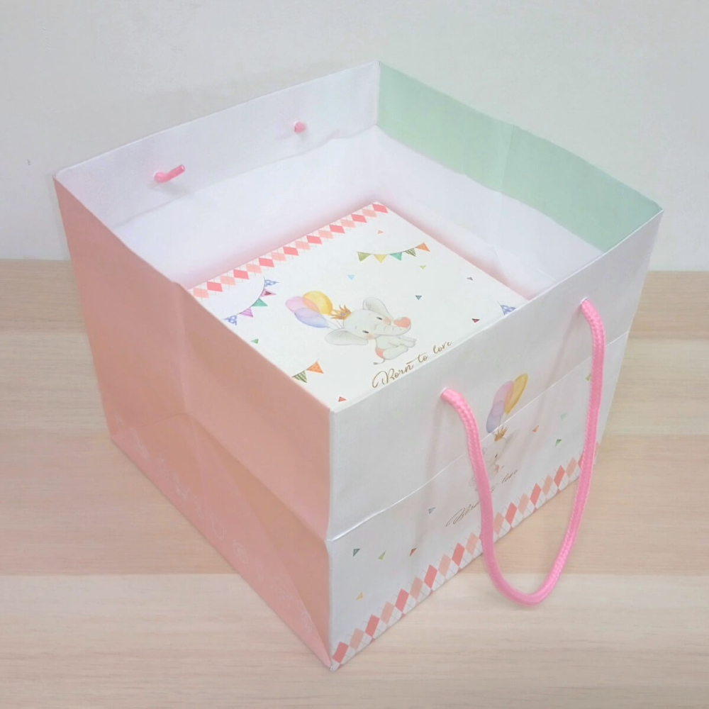 【香貝里Chambery】心心象印禮盒丨彌月丨附提袋丨伴手禮丨彌月小卡丨蝴蝶酥丨手工餅乾-細節圖4