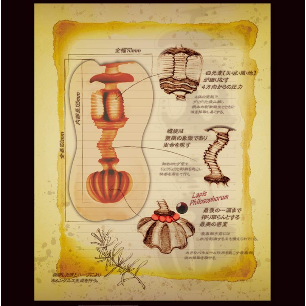 6H出貨【送潤滑液⚡️免運費】日本TH 對子哈特 煉金術師 男用自慰套夾吸自慰器 飛機杯成人 情趣用品男生 自慰杯成人-細節圖2