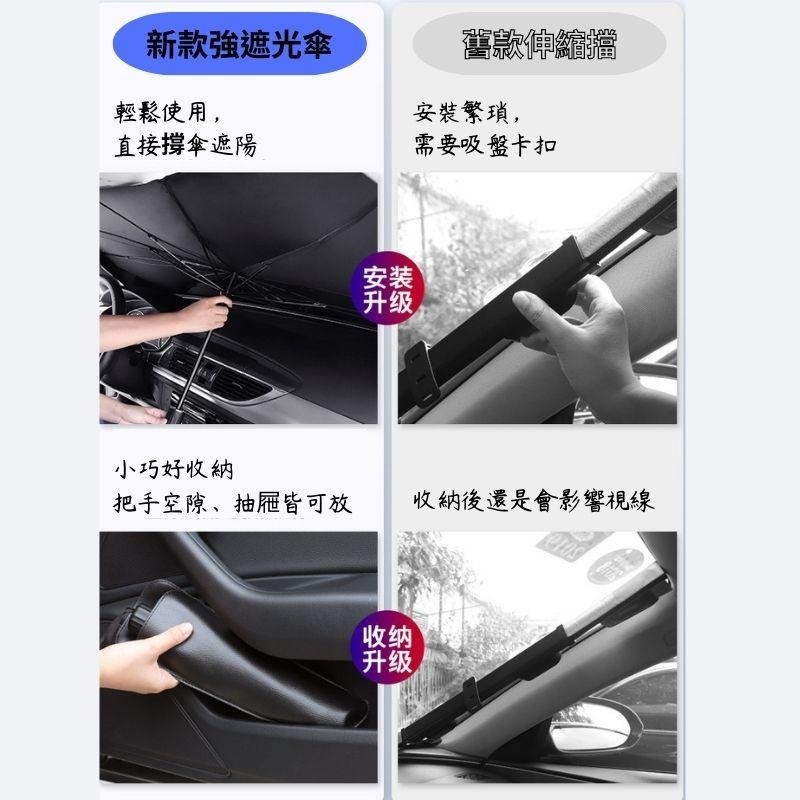 【台灣現貨】汽車遮陽傘 汽車遮陽 汽車遮陽簾 車用遮陽傘 前擋遮陽傘 車用遮陽簾 汽車遮陽板-細節圖4