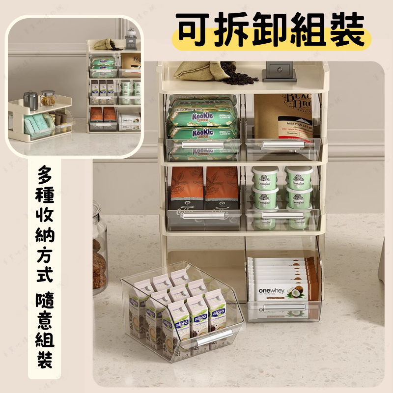 【台灣現貨】茶包收納盒 廚房收納 桌上收納盒 茶包架 零食收納盒 咖啡包收納 咖啡櫃 咖啡收納盒 茶水間收納-細節圖2