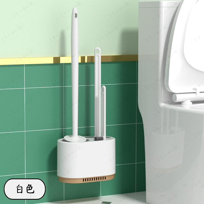 【白色】三合一馬桶刷