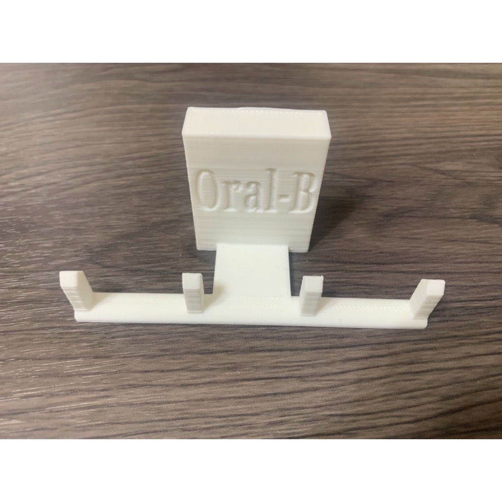 3D印製-歐樂B電動牙刷架  ORAL B   刷頭架 無痕壁掛 牙刷頭壁掛架  牙刷頭立架 牙刷頭收納 牙刷頭壁貼-規格圖5